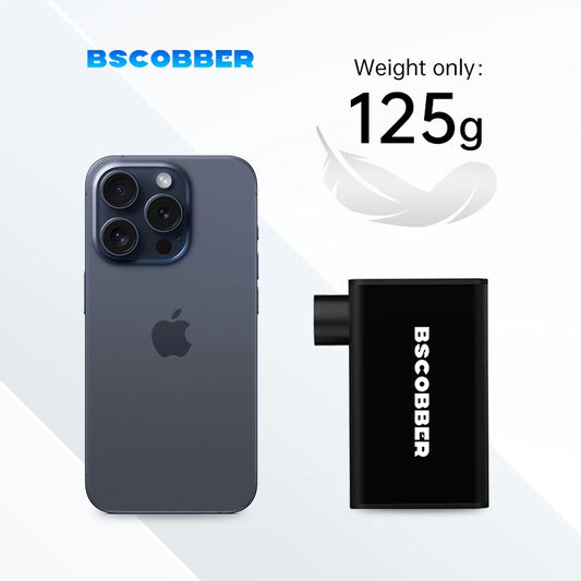 Portable mini Pump for Bike Tires - Mini Air Compressor Cycling Tire Inflator 100PSI - Mountain Bike Road Bicycle Tire Pump