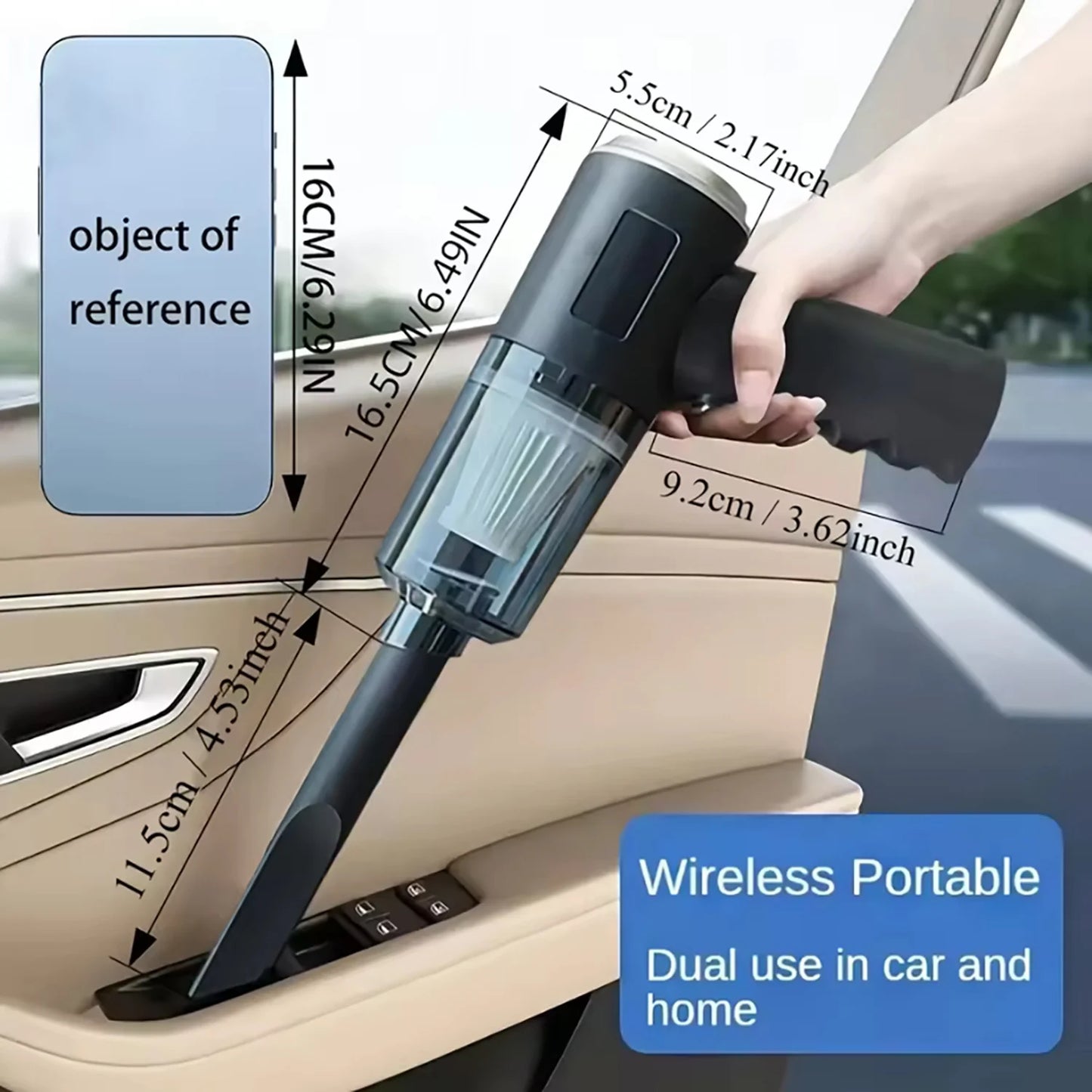 Car Vacuum Cleaner Portable Small VacuumCleaner For Multi Purpose Vehicles Small Household Pump Handheld Car Vacuum Cleaner